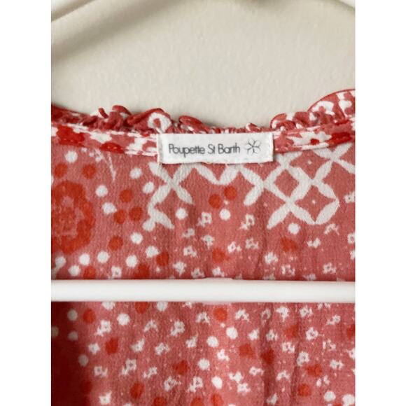 POUPETTE ST BARTH Paulina Mini Dress Pink Antibes Print S - Picture 8 of 12